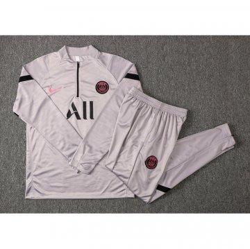 Tuta Da Track Felpa Paris Saint-germain 2021-22 Gris