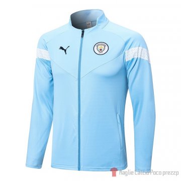 Giacca Manchester City 2022-2023 Azul Claro