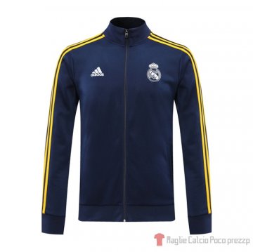Giacca Real Madrid 2020-21 Blu Marino Giacca Real Madrid 2020-21 Blu Marino