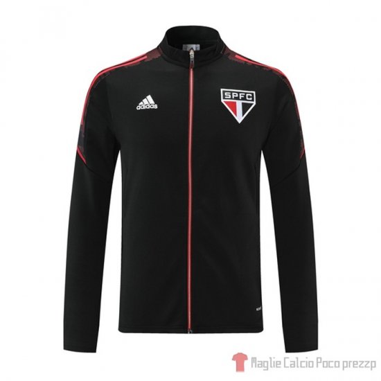 Giacca Sao Paulo 2021-22 Nero - Clicca l'immagine per chiudere