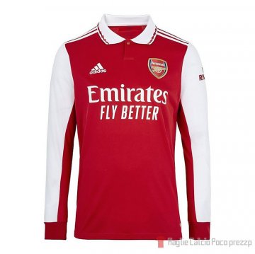 Maglia Arsenal Home Manica Lunga 22-23 Maglia Arsenal Home Manica Lunga 22-23