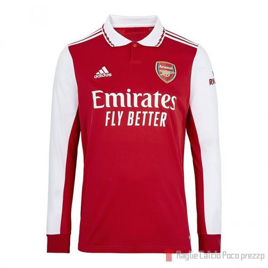 Maglia Arsenal Home Manica Lunga 22-23 - Clicca l'immagine per chiudere