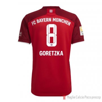 Maglia Bayern Munich Giocatore Goretzka Home 21-22