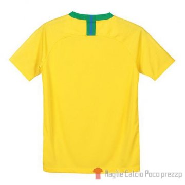 Maglia Brasile Home Bambino 2018