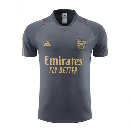 Maglia De Allenamento Arsenal 23-24 Gris - Clicca l'immagine per chiudere