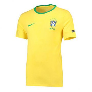 Maglia Allenamento Brasil 2018 Giallo