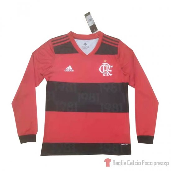 Maglia Flamengo Home Maniche Lunghe 2021 - Clicca l'immagine per chiudere