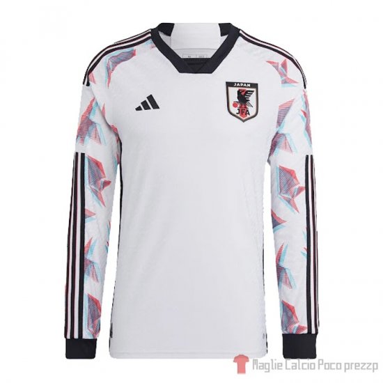 Maglia Giappone Away Maniche Lunghe 2022 - Clicca l'immagine per chiudere