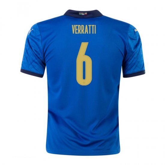 Maglia Italia Giocatore Verratti Home 20-21 - Clicca l'immagine per chiudere