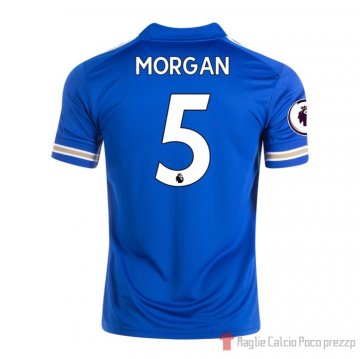 Maglia Leicester City Giocatore Morgan Home 20-21 Maglia Leicester City Giocatore Morgan Home 20-21