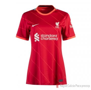 Maglia Liverpool Home Donna 21-22 Maglia Liverpool Home Donna 21-22