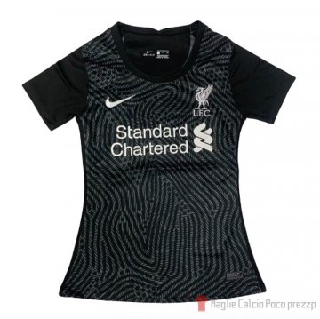 Maglia Liverpool Portiere Donna 20-21 Nero Maglia Liverpool Portiere Donna 20-21 Nero