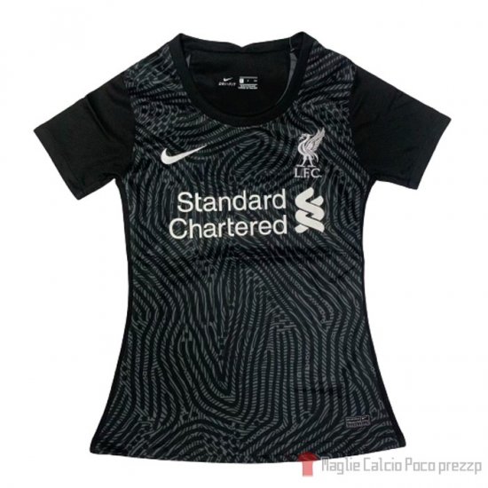 Maglia Liverpool Portiere Donna 20-21 Nero - Clicca l'immagine per chiudere