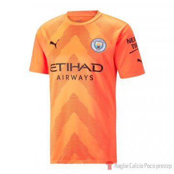 Maglia Manchester City Portiere 22-23 Naranja