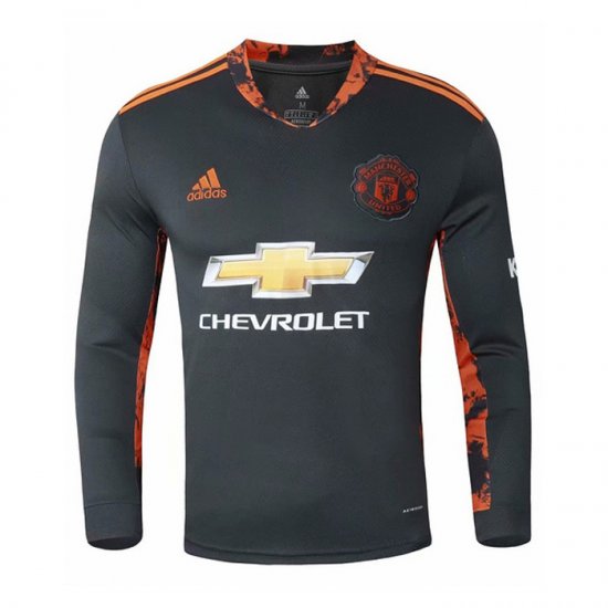 Maglia Manchester United Portiere Manica Lunga 20-21 Nero - Clicca l'immagine per chiudere