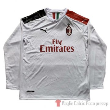 Maglia Milan Away Manica Lunga 2019/2020 Maglia Milan Away Manica Lunga 2019/2020