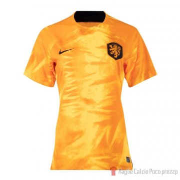 Maglia Paises Bajos Home Donna 2022 Maglia Paises Bajos Home Donna 2022