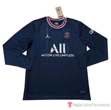 Maglia Paris Saint-germain Home Maniche Lunghe 21-22 Maglia Paris Saint-germain Home Maniche Lunghe 21-22