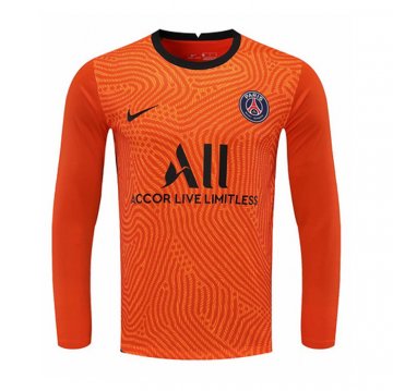 Maglia Paris Saint-germain Portiere Manica Lunga 20-21 Arancione