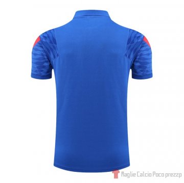 Maglia Polo Atletico Madrid 2022-2023 Blu