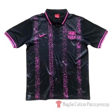 Maglia Polo Barcellona 2020 Nero e Rosa Maglia Polo Barcellona 2020 Nero e Rosa