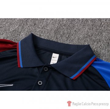 Maglia Polo Barcellona 21-22 Blu