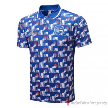 Maglia Polo Del Arsenal 2022-2023 Azul Maglia Polo Del Arsenal 2022-2023 Azul