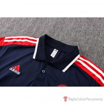 Maglia Polo Bayern Munich 22-23 Azul