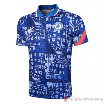 Polo Chelsea 21-22 Azul Polo Chelsea 21-22 Azul