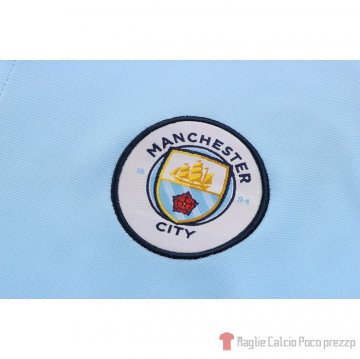 Maglia Polo Del Manchester City 22-23 Azul
