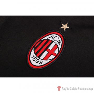 Maglia Polo Del Milan 2022-2023 Negro