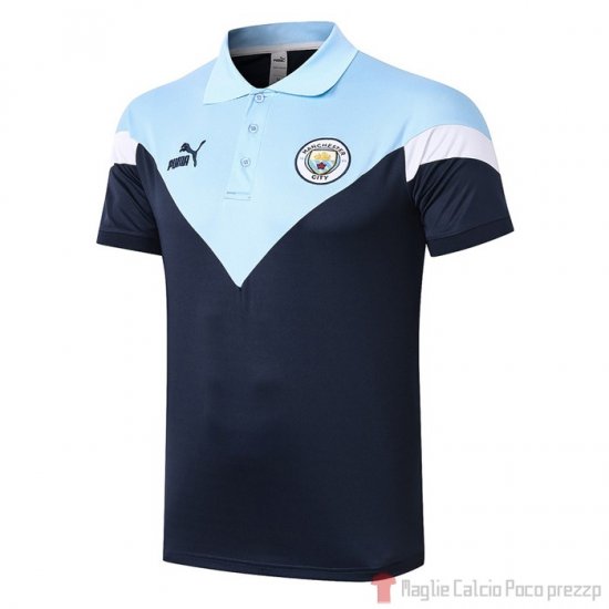 Maglia Polo Manchester City 2020/2021 Blu - Clicca l'immagine per chiudere