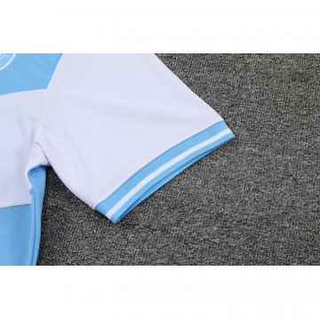 Maglia Polo Manchester City 22-23 Blu E Bianco