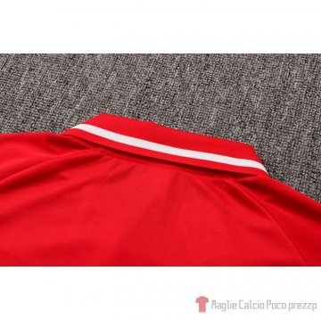 Maglia Polo Manchester United 2021-22 Rosso