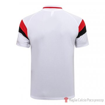 Maglia Polo Manchester United 21-22 Bianco E Rosso