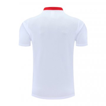 Maglia Polo Manchester United 22-23 Bianco