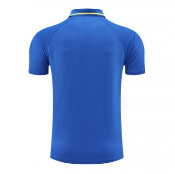 Maglia Polo Manchester United 22-23 Blu