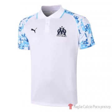 Maglia Polo Marsiglia 2020-2021 Bianco Maglia Polo Marsiglia 2020-2021 Bianco