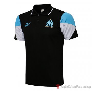 Maglia Polo Marsiglia 21-22 Nero Maglia Polo Marsiglia 21-22 Nero