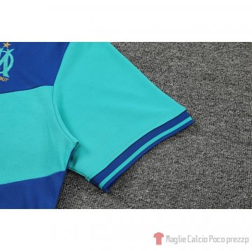 Maglia Polo Marsiglia 22-23 Blu E Verde