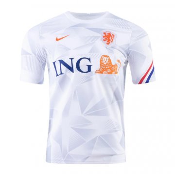 Maglia Pre-partita Paesi Bassi 20-21 Bianco Maglia Pre-partita Paesi Bassi 20-21 Bianco