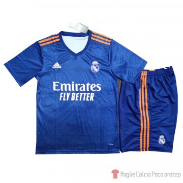 Maglia Real Madrid Away Bambino 21-22 Maglia Real Madrid Away Bambino 21-22