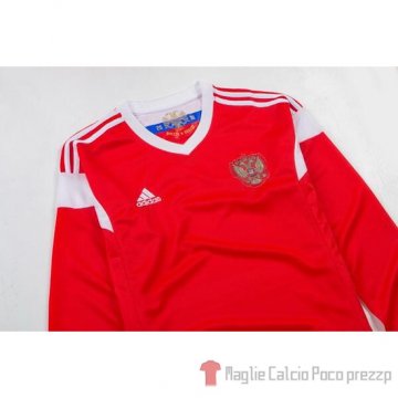 Maglia Russia Home Bambino Manica Lunga 2018