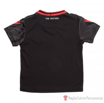 Maglia Stoke City Away Bambino 22-23 Negro