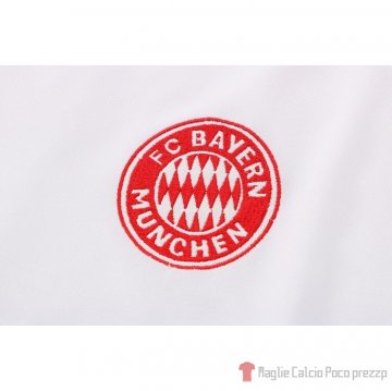Tuta Da Track Bayern Munich Manica Corta 22-23 Bianco