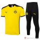 Tuta Da Track Borussia Dortmund Manica Corta 20-21 Giallo