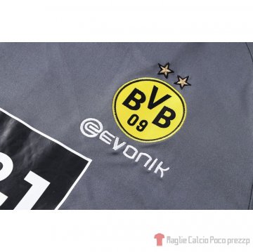 Tuta Da Track Borussia Dortmund Manica Corta 2022-23 Gris - Pantalon Corto