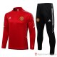 Tuta Da Track Felpa Manchester United Ucl 21-22 Rosso