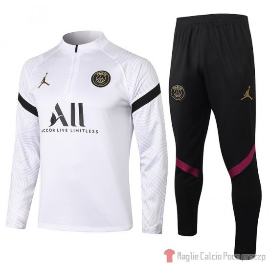 Tuta Da Track Felpa Paris Saint-germain 2020-21 Bianco - Clicca l'immagine per chiudere
