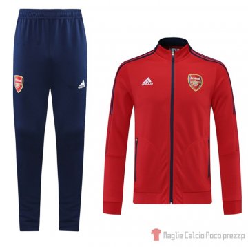 Tuta Da Track Giacca Arsenal 21-22 Rosso Tuta Da Track Giacca Arsenal 21-22 Rosso
